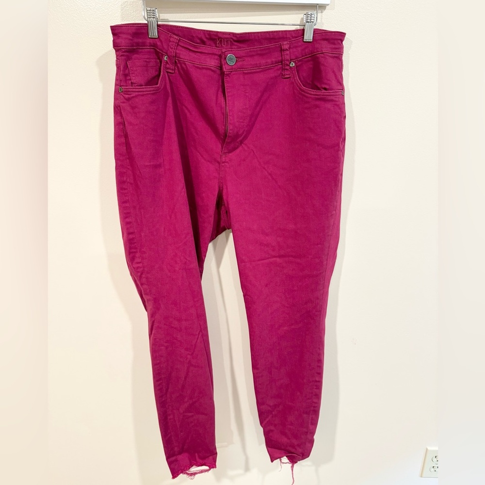 Kut from the Kloth Pink Ankle Jeans